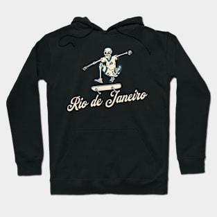 Rio de Janeiro Bony Skaters Skateboarding Vacationing Hoodie